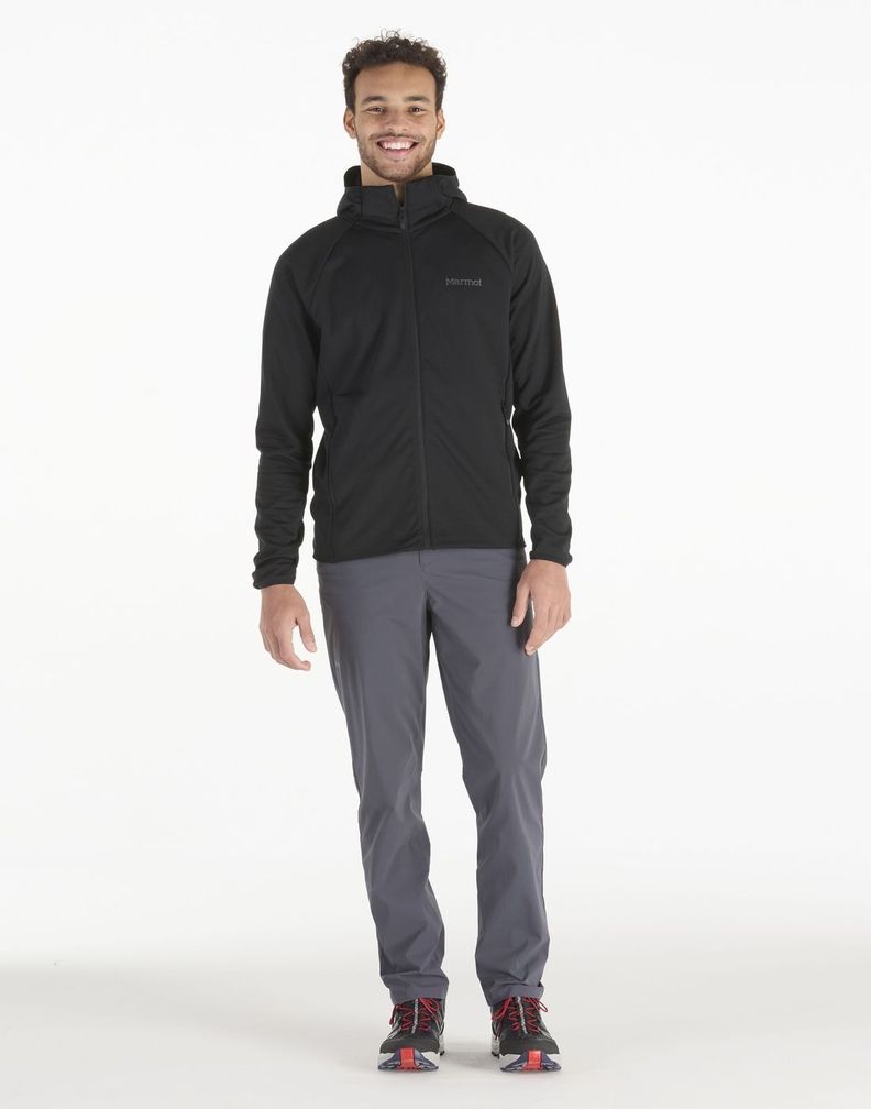 Polar Marmot Hombre Leconte Full Zip Hoody Negro-2