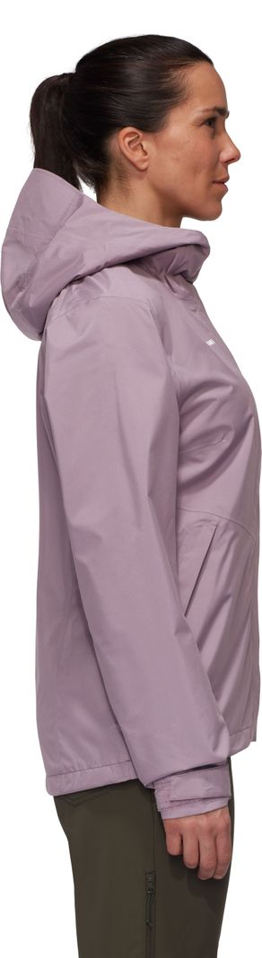 Chaqueta Mammut Mujer Alto Hs Hooded Morado-1