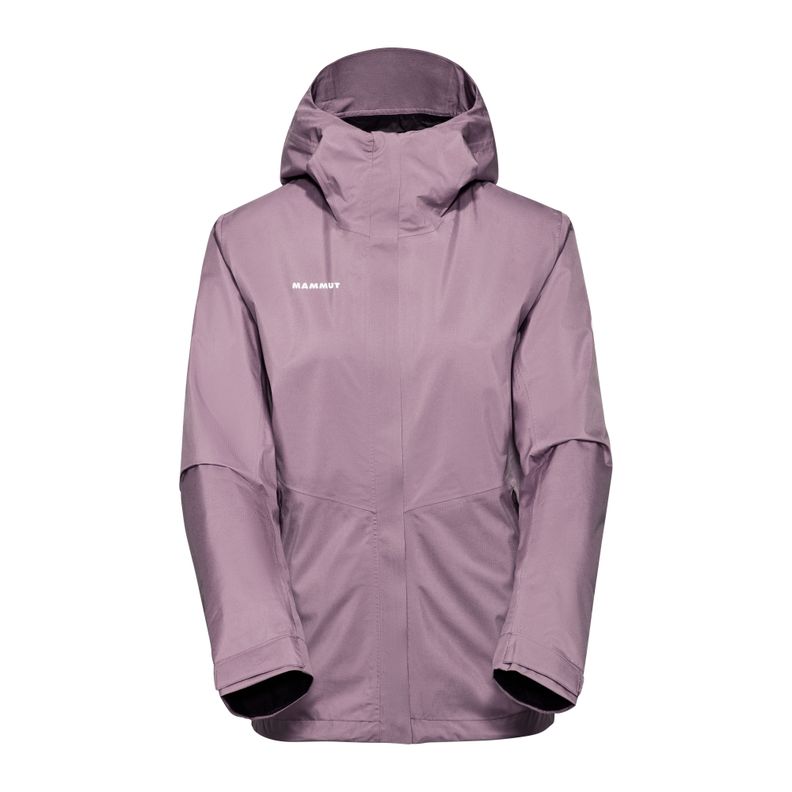 Chaqueta Mammut Mujer Alto Hs Hooded Morado-3