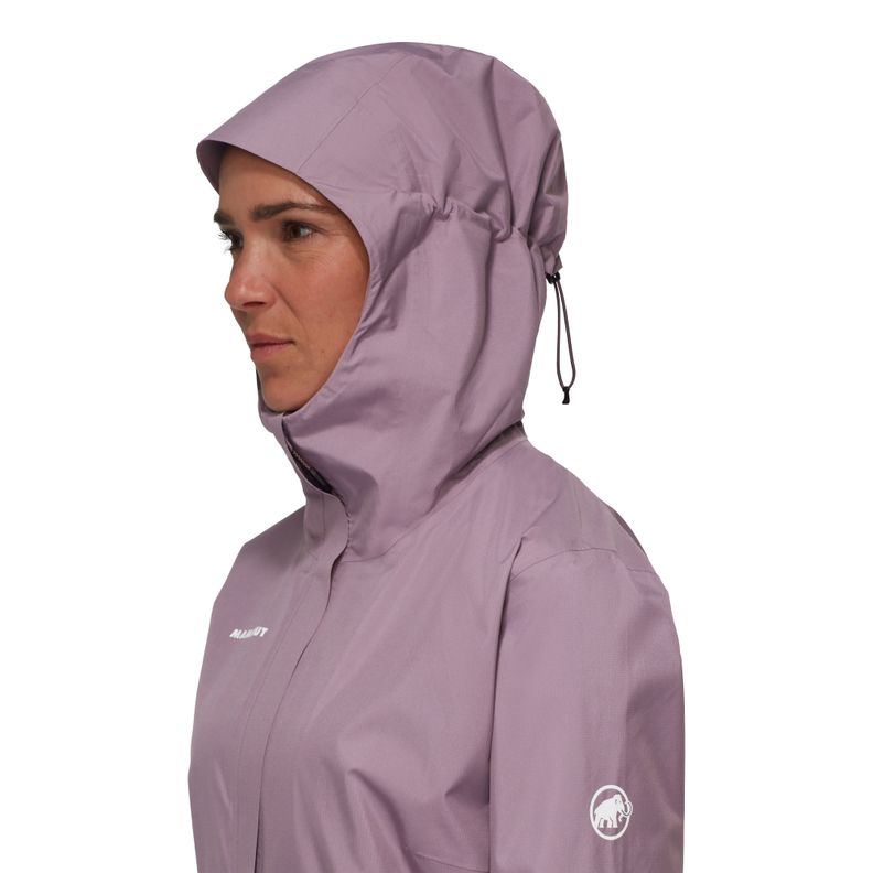 Chaqueta Mammut Mujer Alto Hs Hooded Morado-4