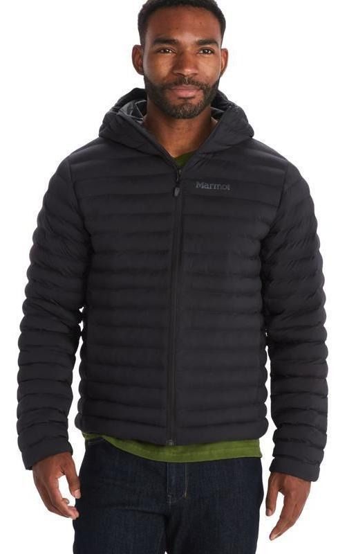 Chaqueta Marmot Hombre Insulada Echo Featherless Hoody Negro-0