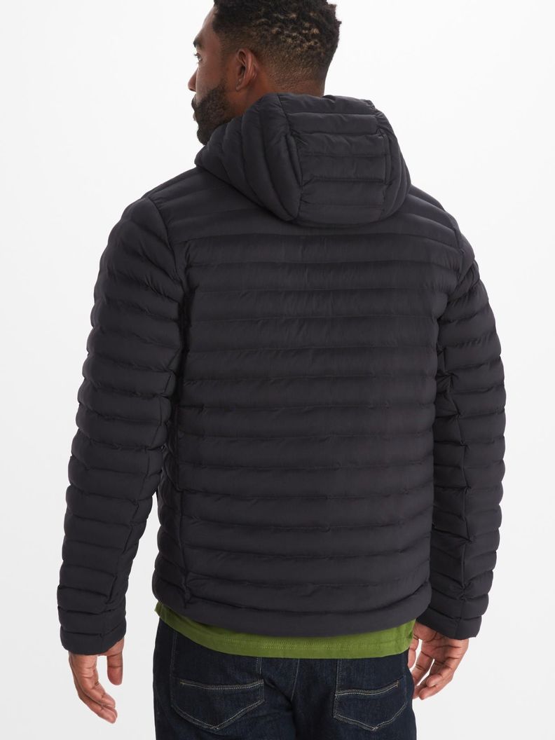 Chaqueta Marmot Hombre Insulada Echo Featherless Hoody Negro-1
