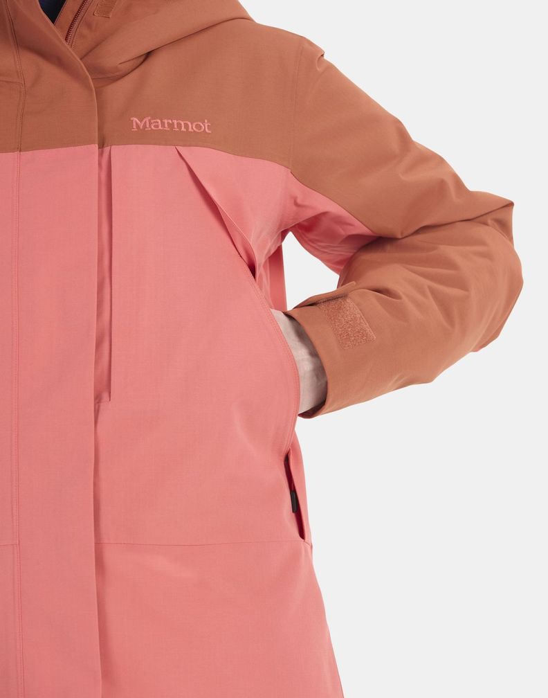 Chaqueta Marmot Mujer W Glades Insulated Jacket Naranja-3