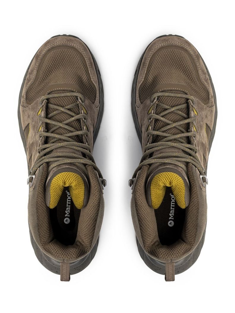 Zapato Marmot Hombre Karri Mid Café-4