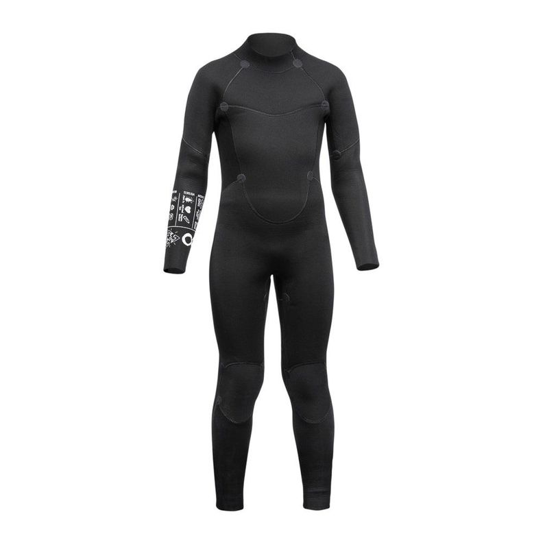 Traje de Surf Stoked Niño G2 5/4 Amarillo-4