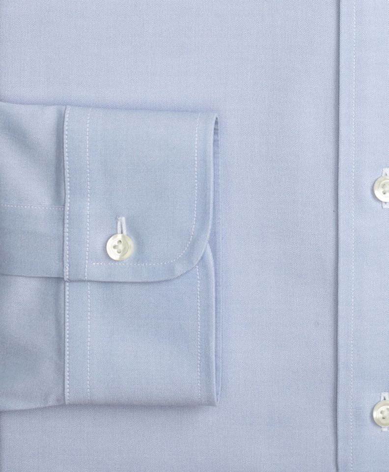Camisa Stretch Non-Iron Pinpoint Oxford Ainsley Cyan-2