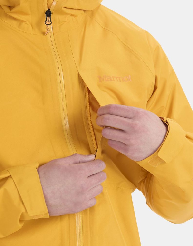 Chaqueta Marmot Hombre Waypoint Gtx Jacket Amarillo-4