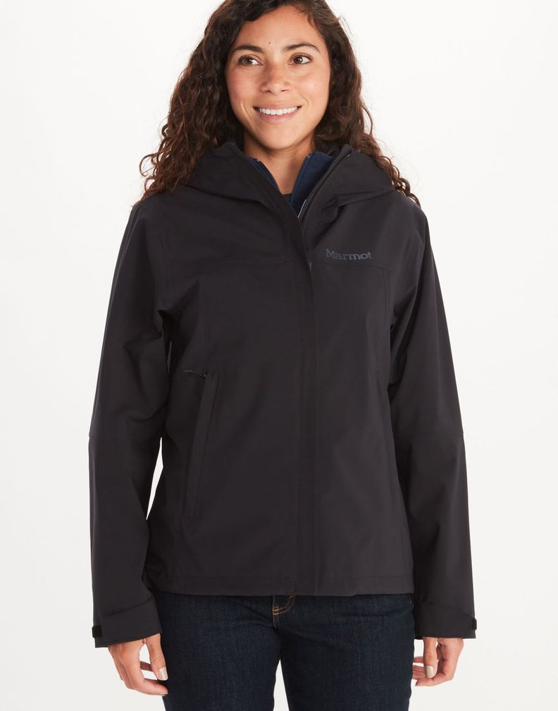 Chaqueta Marmot Mujer W Precip Eco Pro Jacket Negro-0