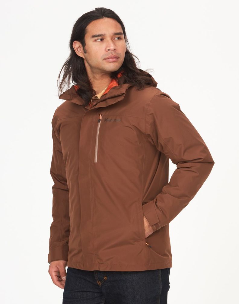 Chaqueta Marmot Hombre Ramble Comp Jacket Naranja-3