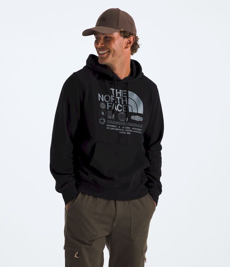 Poleron The North Face Hombre Immersed Outdoors Half Dome Hoodie Negro-0