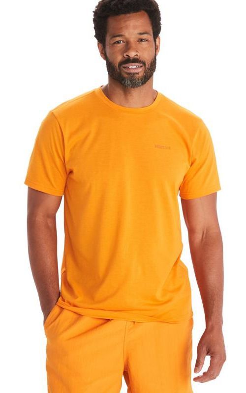 Polera Marmot Hombre Crossover Ss Amarillo-0