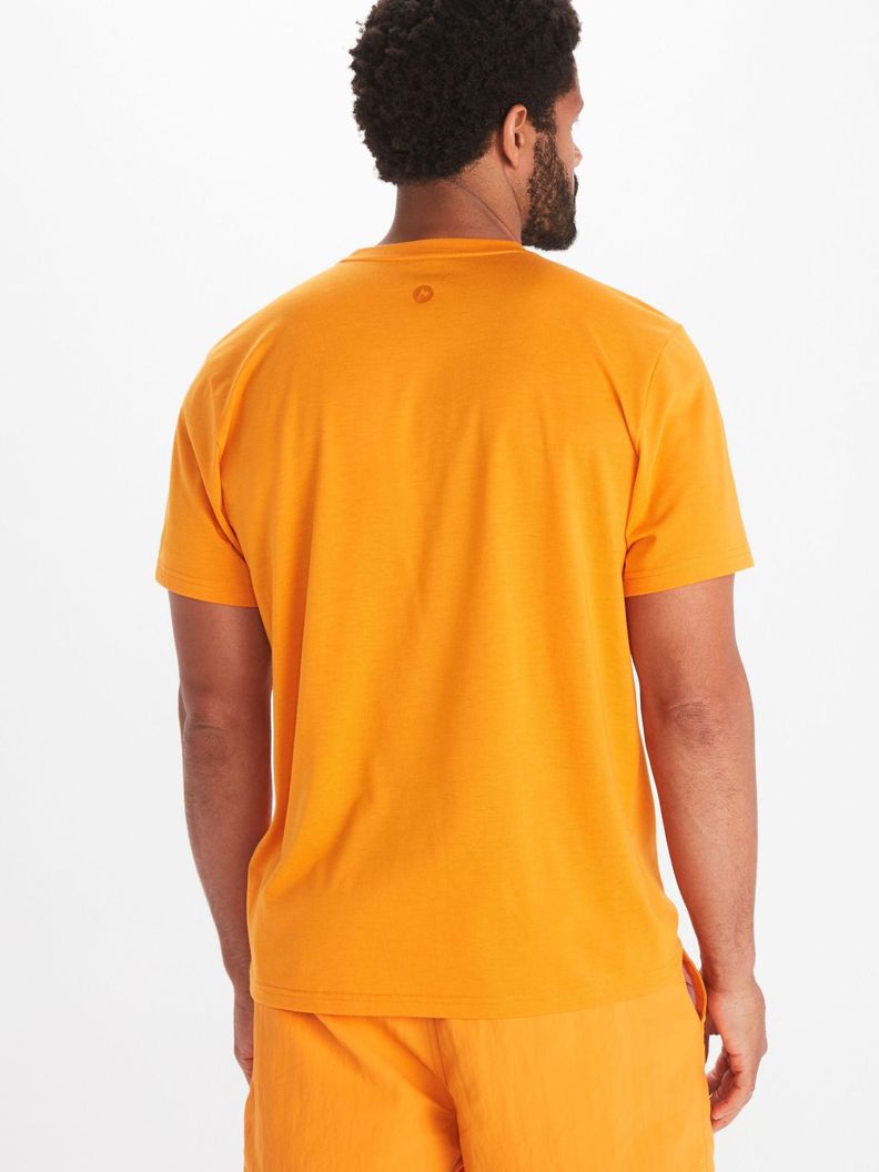 Polera Marmot Hombre Crossover Ss Amarillo-1