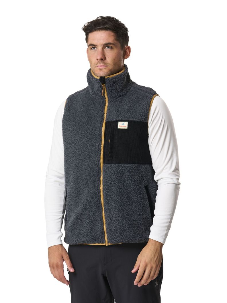Polar Andesgear Hombre Nahuelbuta Vest - Gris-0
