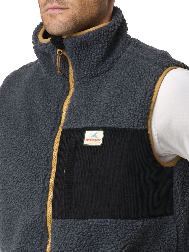 Polar Andesgear Hombre Nahuelbuta Vest - Gris-3