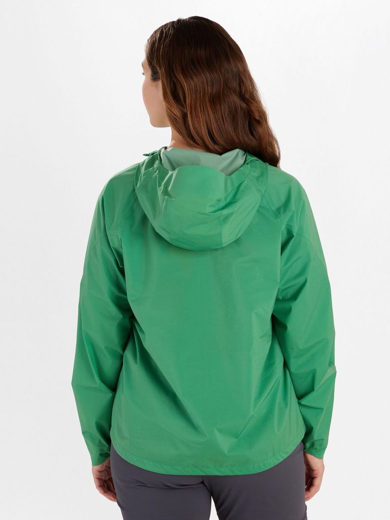 Chaqueta Marmot Mujer Impermeable Superalloy Verde-1