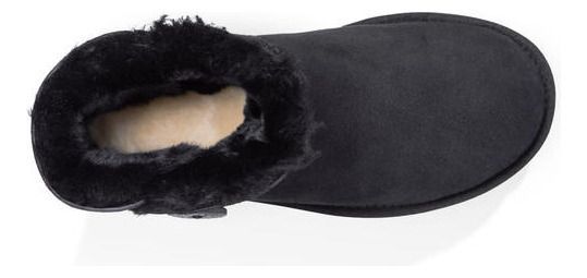 Bota UGG Mujer Mini Bailey Button Ii Negro-4