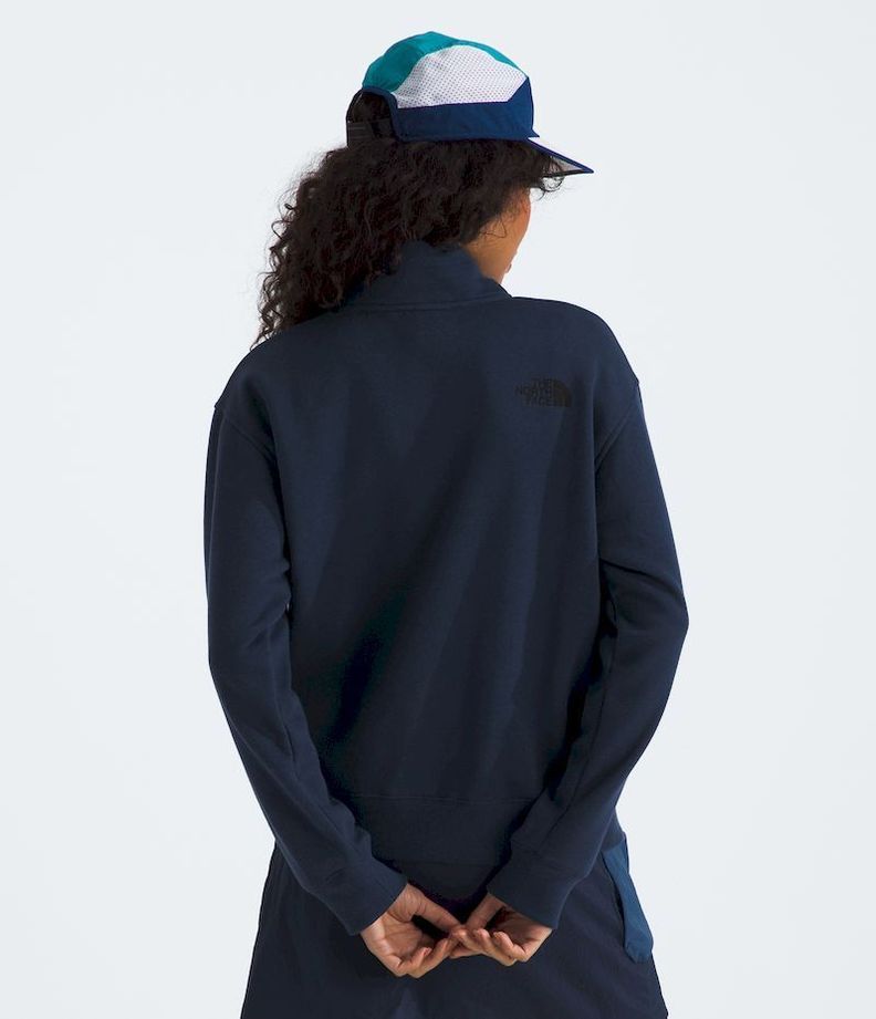 Poleron The North Face Mujer Box Half Dome 45748 Zip Azul-1