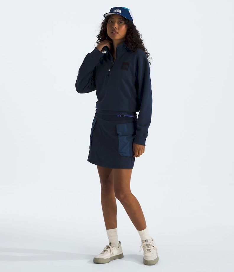 Poleron The North Face Mujer Box Half Dome 45748 Zip Azul-3