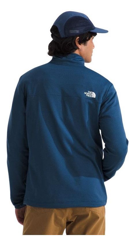Polar Hombre The North Face Cedar Trail Grid Fleece Azul-1