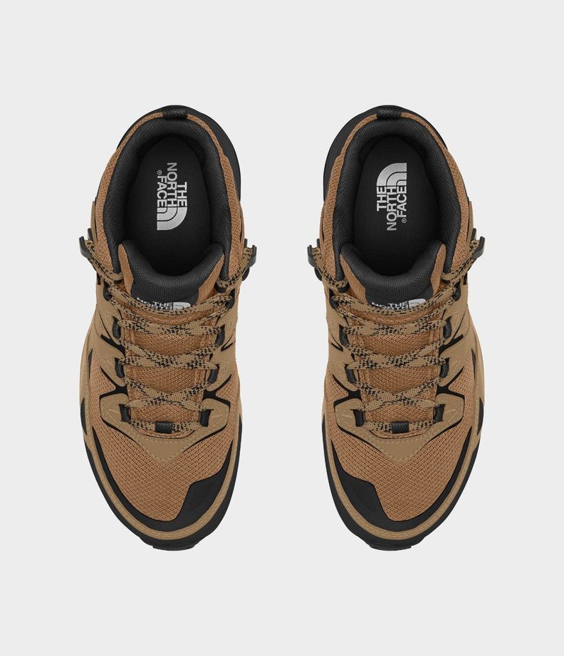 Zapato The North Face Hombre Hedgehog 3 Mid Wp Café-1