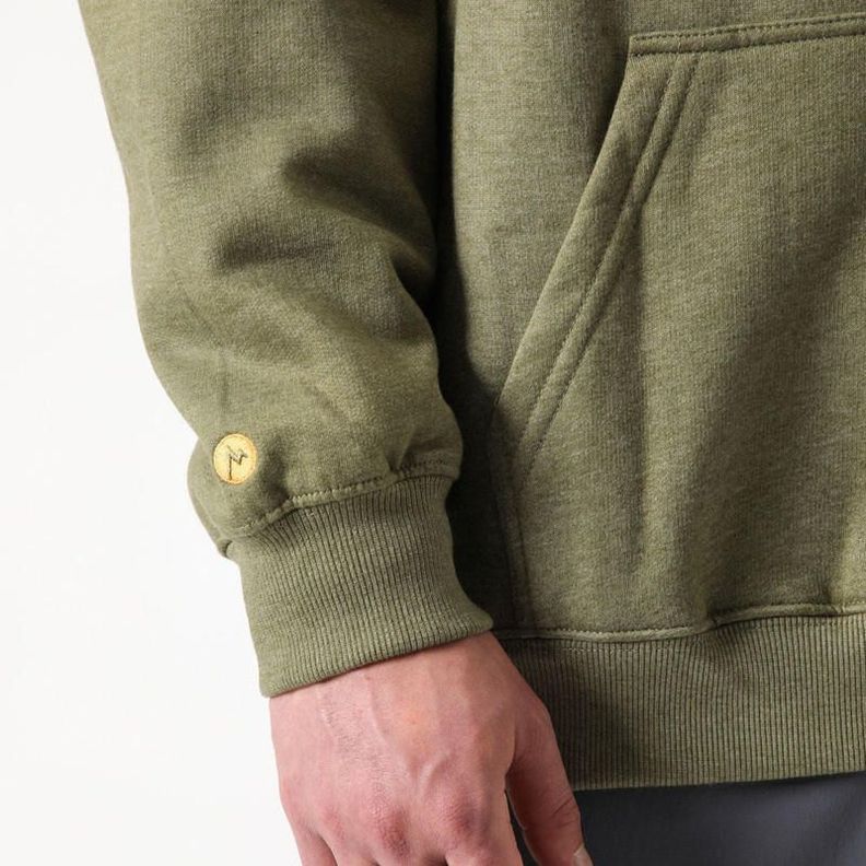 Polerón Marmot Hombre Chest Logo Hoody Verde-4