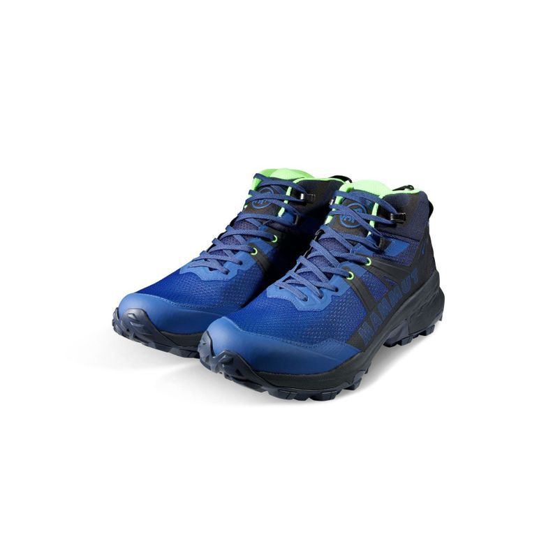 Zapato Hombre Mammut Sertig Ii Mid Gtx Azul-3