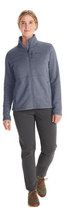 Polar Marmot Mujer Drop Line Jacket Gris-0