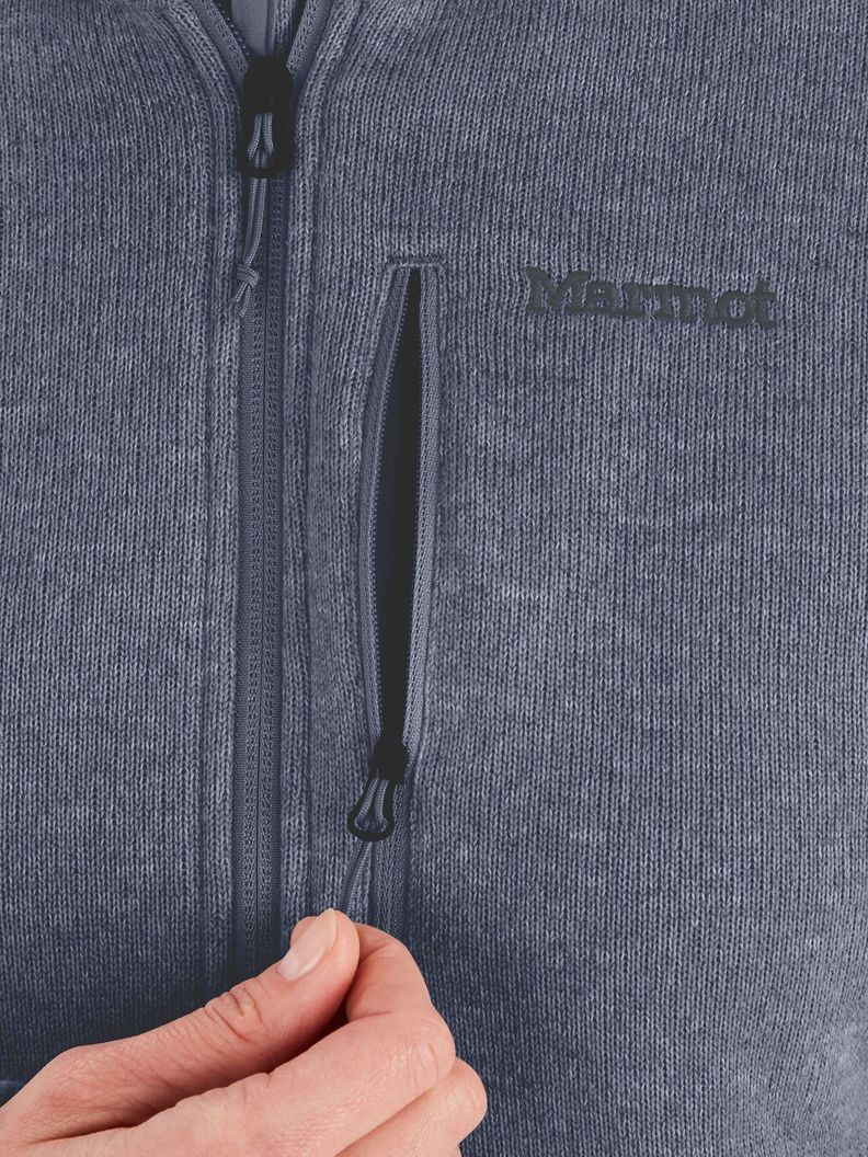 Polar Marmot Mujer Drop Line Jacket Gris-4