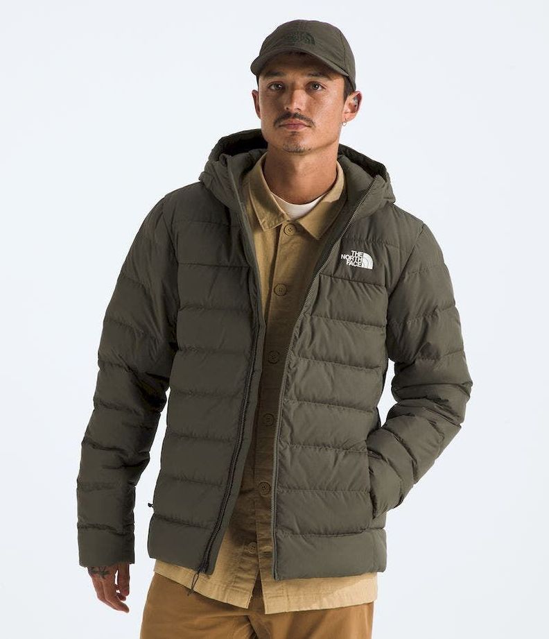 Chaqueta The North Face Hombre De Pluma Aconcagua 3 Hoodie Verde-0