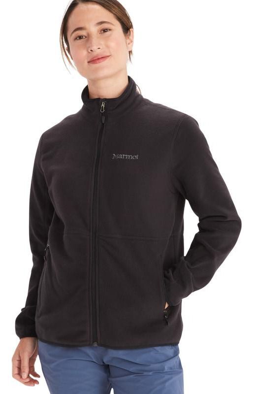 Polar Marmot Mujer Rocklin Full Zip Negro-0
