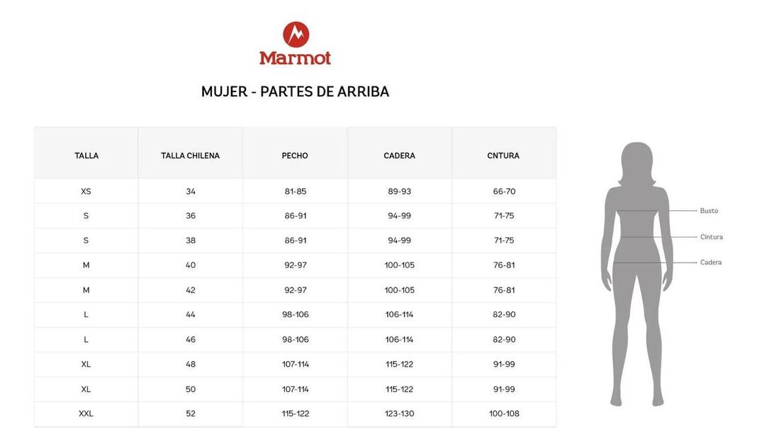 Polar Marmot Mujer Rocklin Full Zip Negro-4