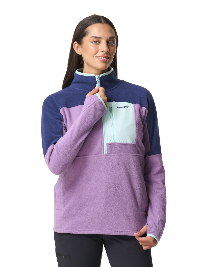 Polar Andesgear Mujer New Maihue 1/2 - Lila-0
