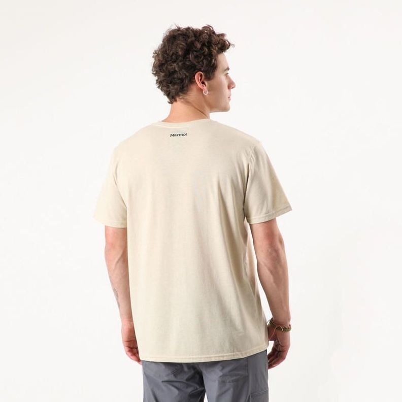 Polera Marmot Hombre Mountain Works Tee Beige-1