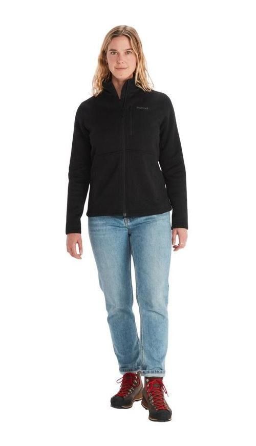 Polar Marmot Mujer Drop Line Jacket Negro-0