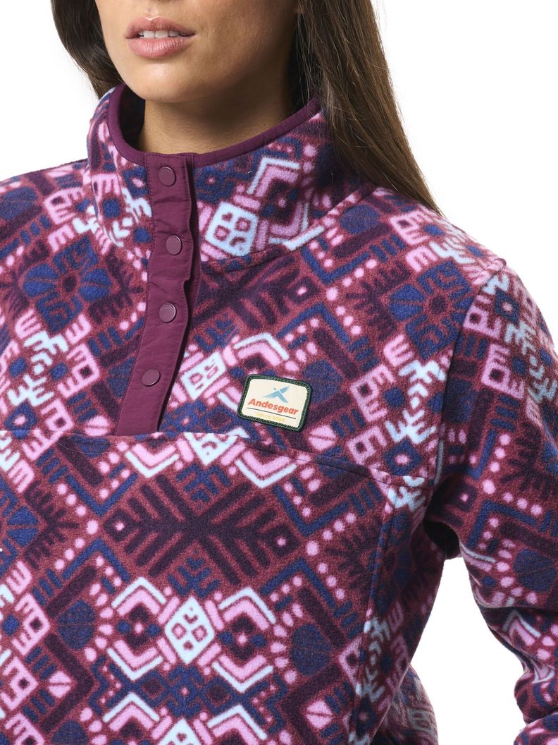 Polar Andesgear Mujer Panguipulli - Morado-3