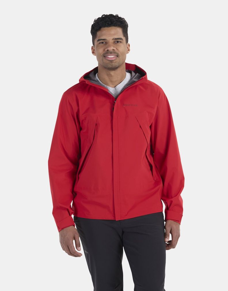 Chaqueta Marmot Hombre Precip Eco Pro Jacket Rojo-0