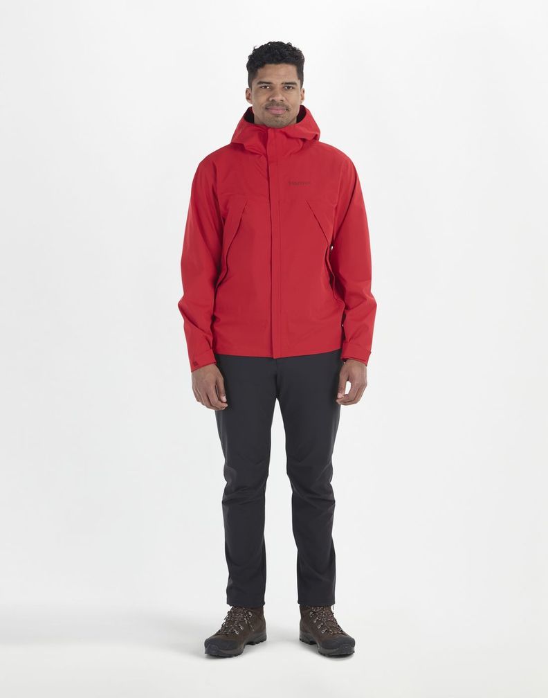 Chaqueta Marmot Hombre Precip Eco Pro Jacket Rojo-2