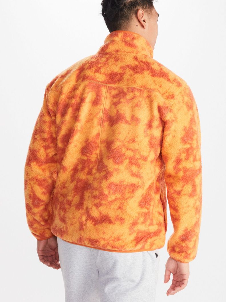 Polar Marmot Hombre Aros Printed Full-zip Naranjo-1