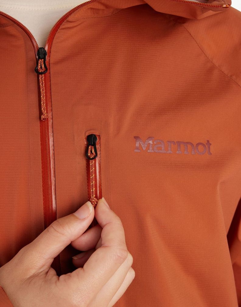Chaqueta Marmot Mujer W Superalloy Rain Jacket Naranja-3