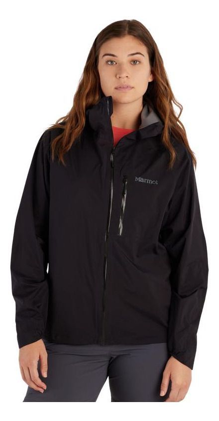 Chaqueta Marmot Mujer Impermeable Superalloy Negro-0