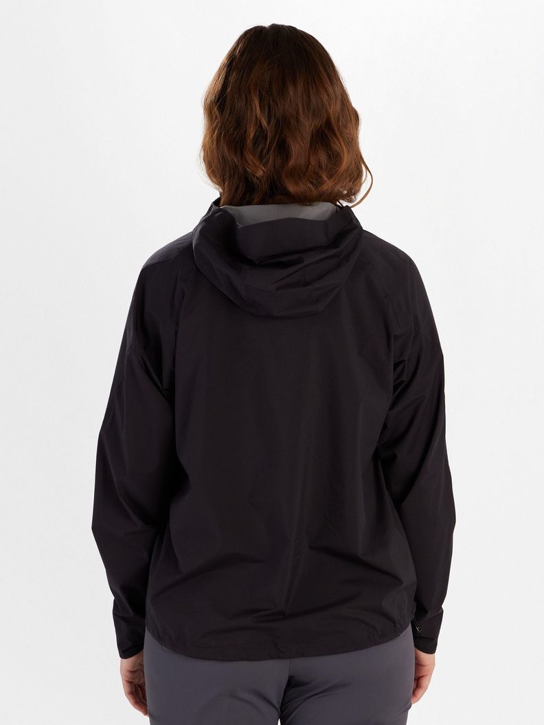 Chaqueta Marmot Mujer Impermeable Superalloy Negro-1