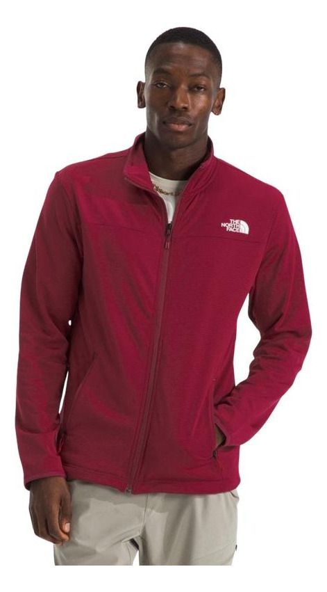 Polar Hombre The North Face Cedar Trail Grid Full Zip Rojo-0
