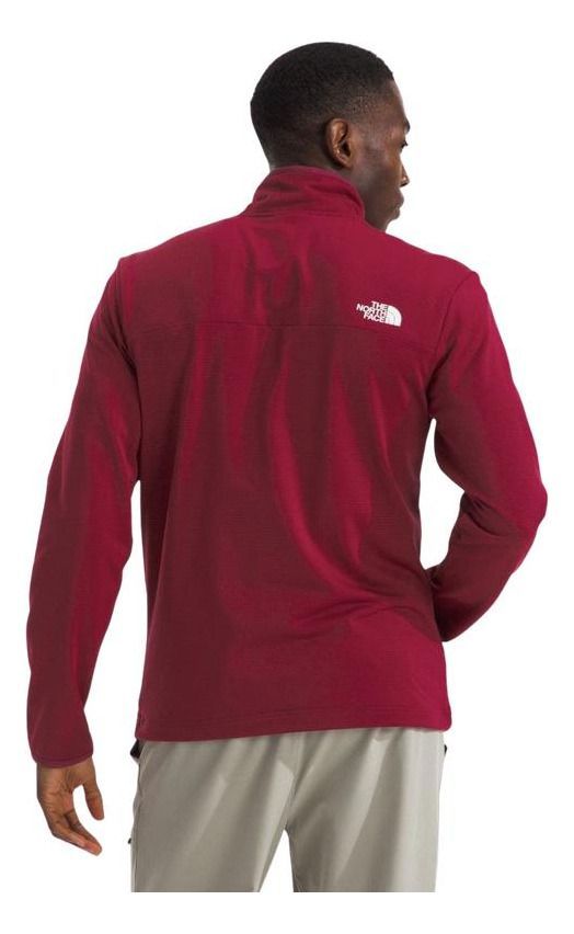 Polar Hombre The North Face Cedar Trail Grid Full Zip Rojo-1