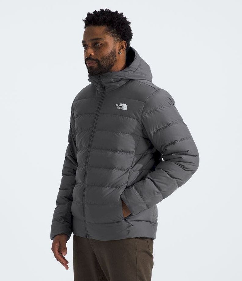 Chaqueta The North Face Hombre De Pluma Aconcagua 3 Hoodie Gris-2