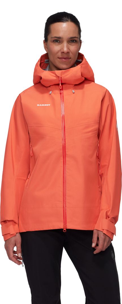Chaqueta Mammut Mujer Crater Iv Hs Hooded Naranja-0