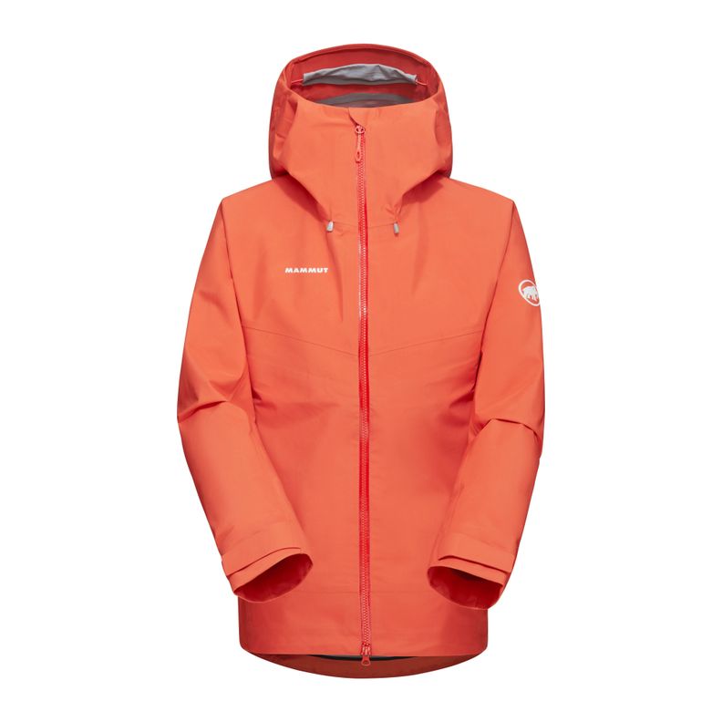 Chaqueta Mammut Mujer Crater Iv Hs Hooded Naranja-3