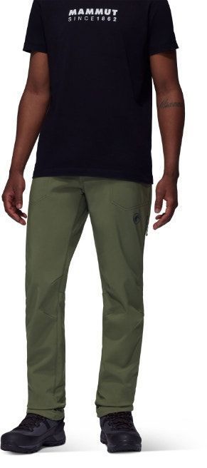 Pantalón Mammut Hombre Runbold Winter So Verde-0