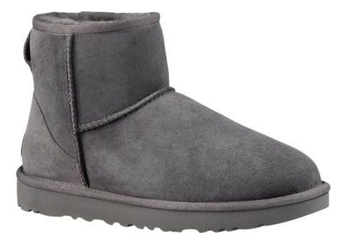 Bota UGG Mujer Classic Mini Ii Gris-0