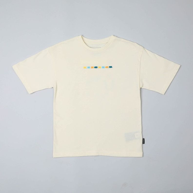 Polera Andesgear Niño Naturaleza Retro Blanco