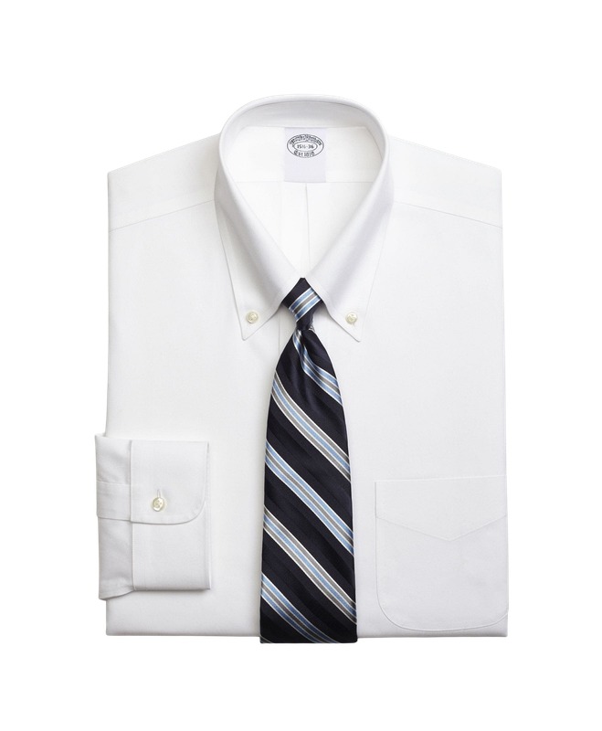 Camisa Pinpoint Slim Non-Iron Blanco-0